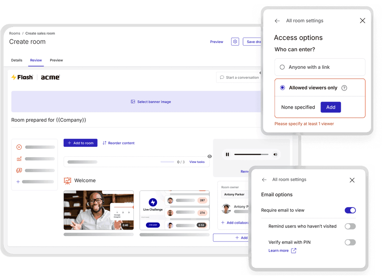 Digital Sales Rooms