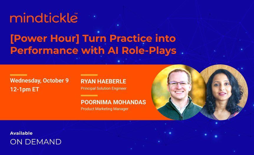 Turn Practice into Performance with AI Role Plays